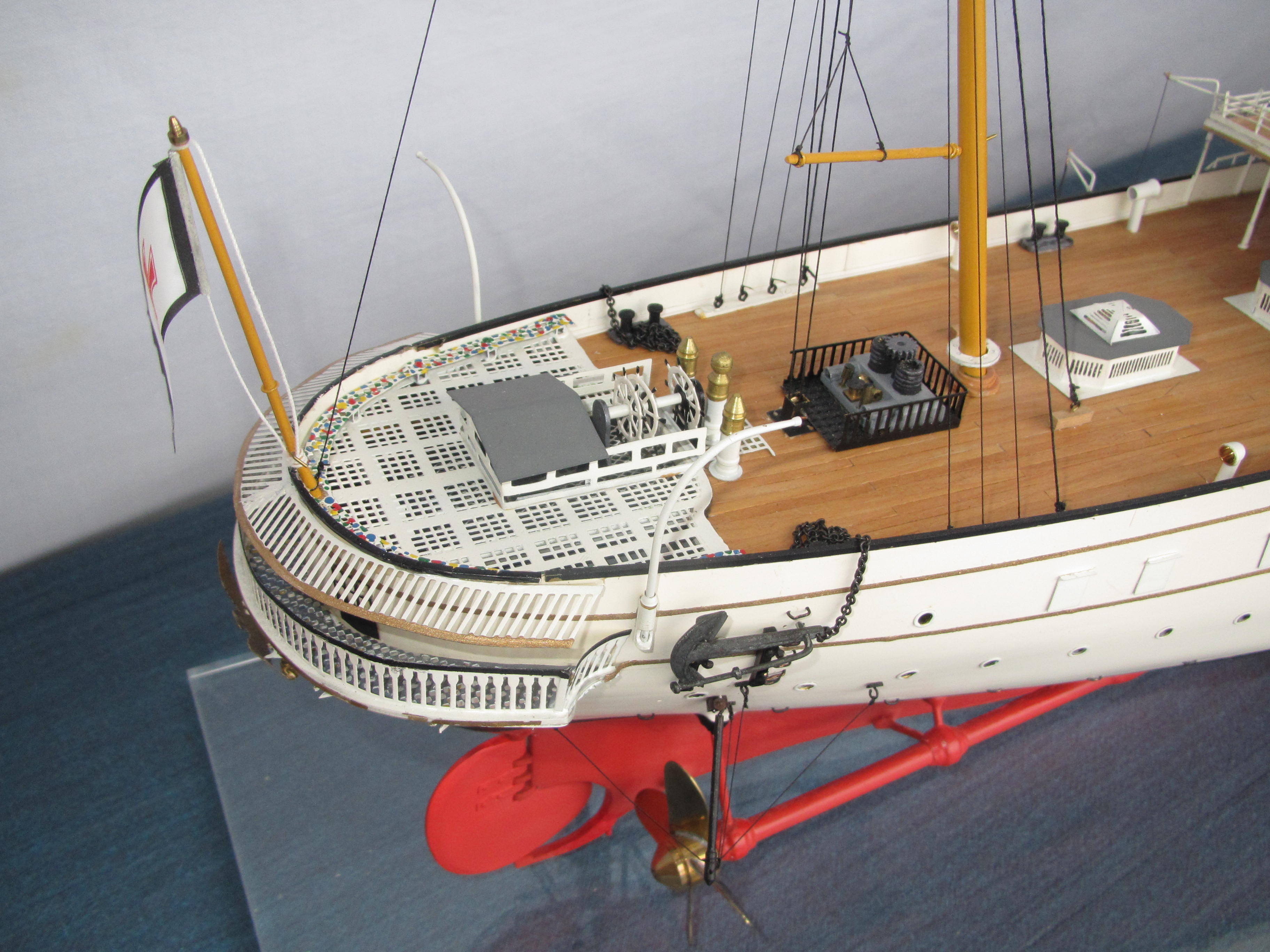 yacht hohenzollern modell